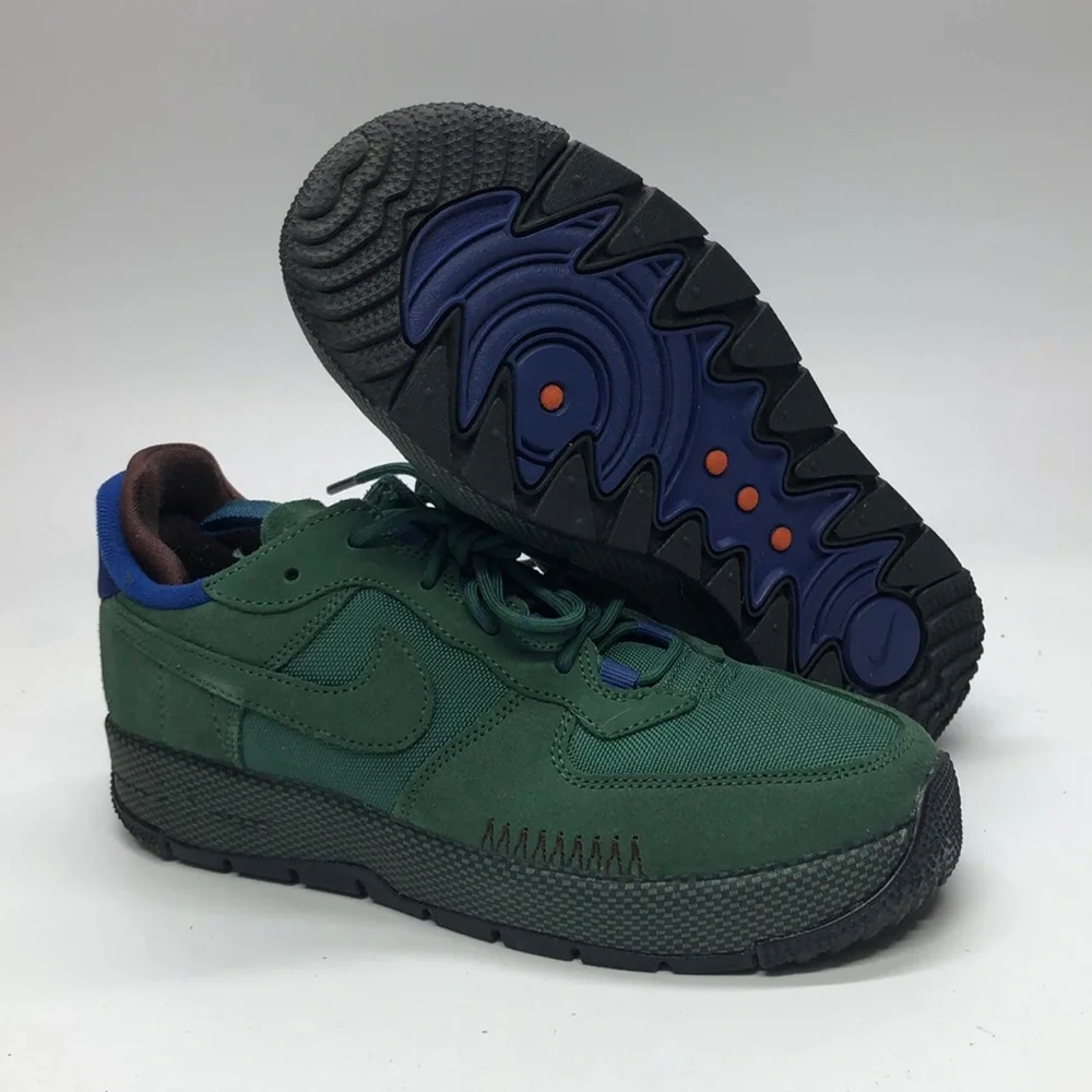 Womens Nike Air Force 1 WILD Green/Black FB2348-300 USED Size 8 - Picture 1 of 10